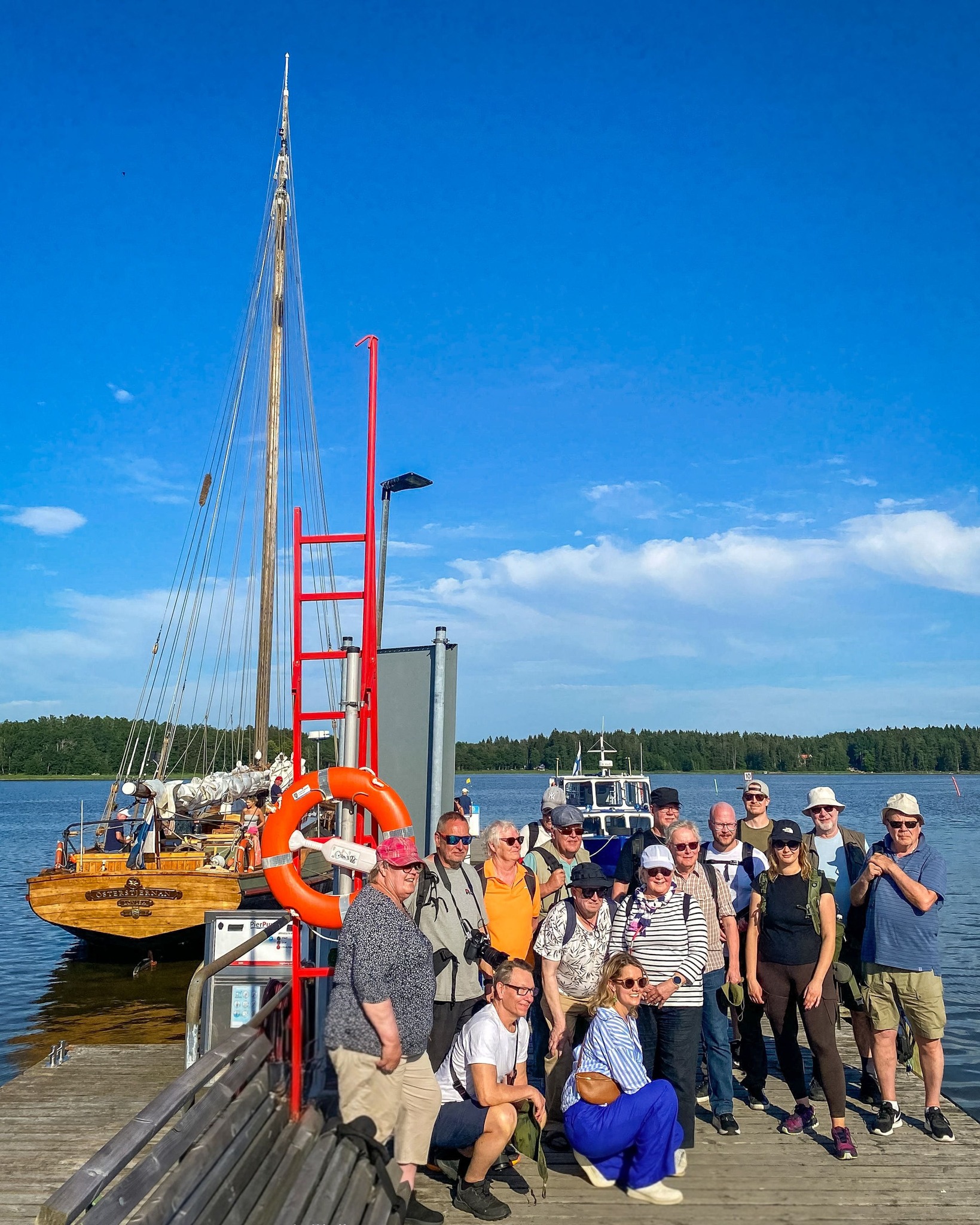 Merimatka Österstjärna ryhmäkuva
